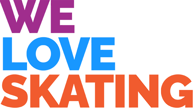 text image that says 'We Love Skating'